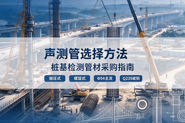 夷陵声测管选型标准