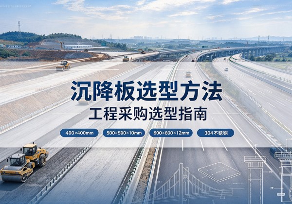 夷陵沉降板选择方法